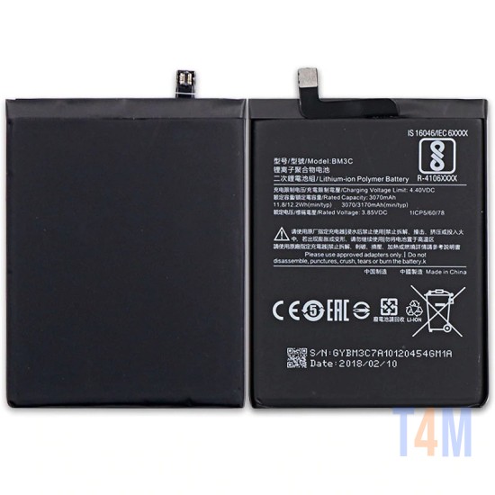 BATERIA PARA XIAOMI MIX BM3C 3070MAH